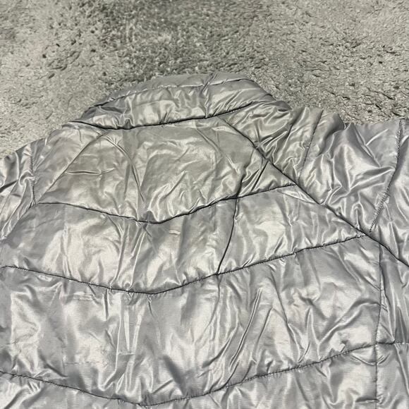 Columbia Puffer Jacket Womens Large Omni Heat Turbodown Gray Coat ** - Picture 5 of 10